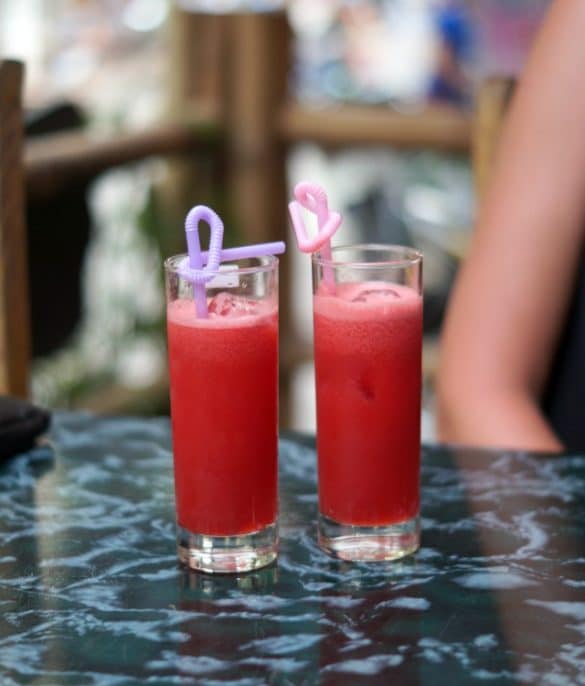 Vandmelons shake skøn smoothie med vandmelon Stinna