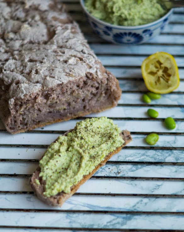 Edamame hummus hummus lavet af edamamebønner