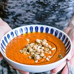 Tomatsuppe med soltørrede tomater