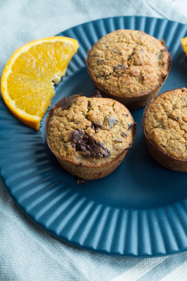Appelsin-chokolade muffins