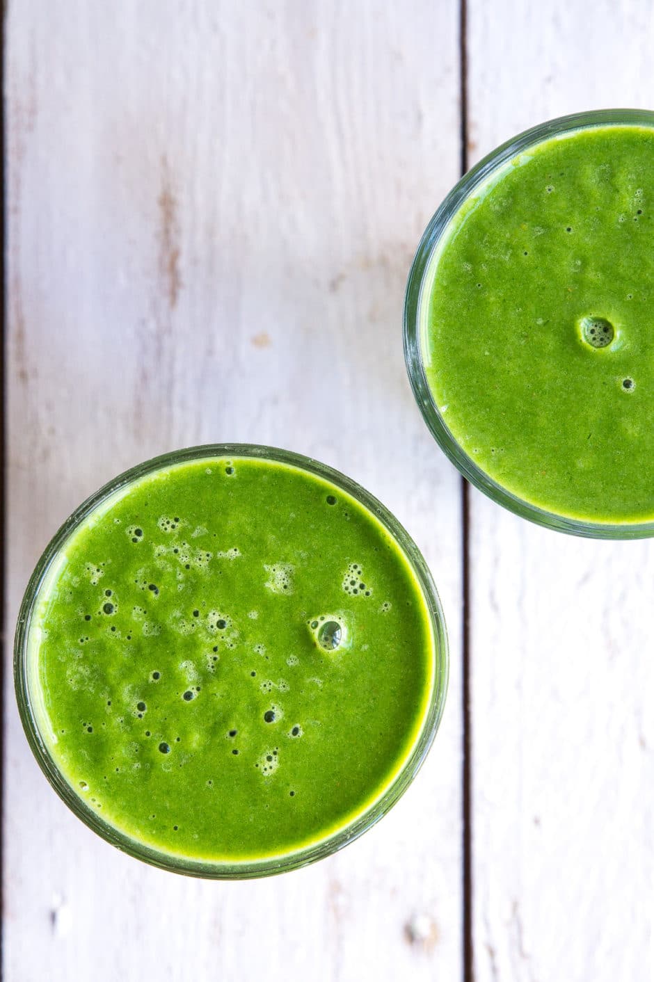 Smoothie med edamamebønner sund greenie med spinat Stinna