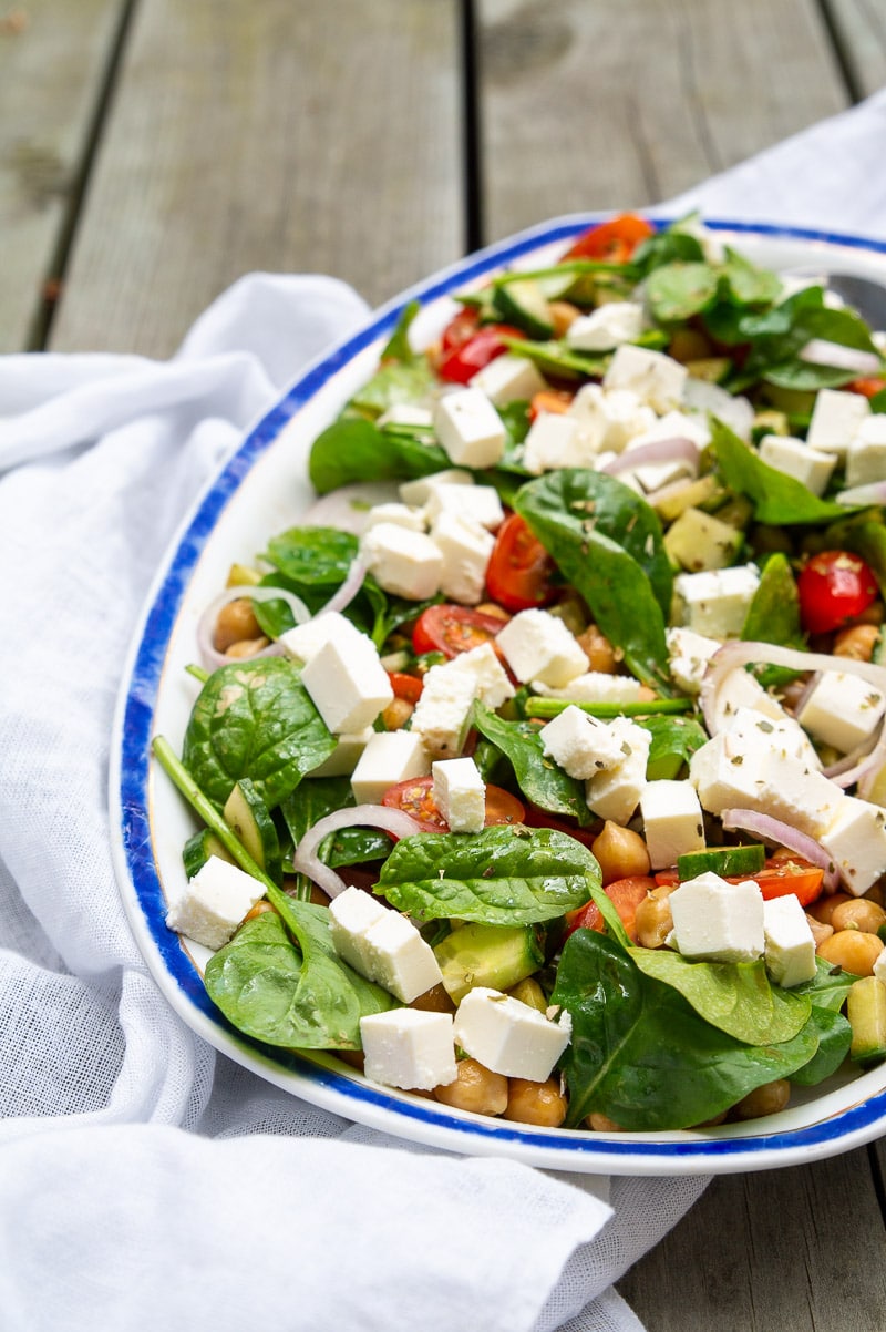 Graesk Salat Opskrift Pa Salat Med Feta Og Tomat Stinna