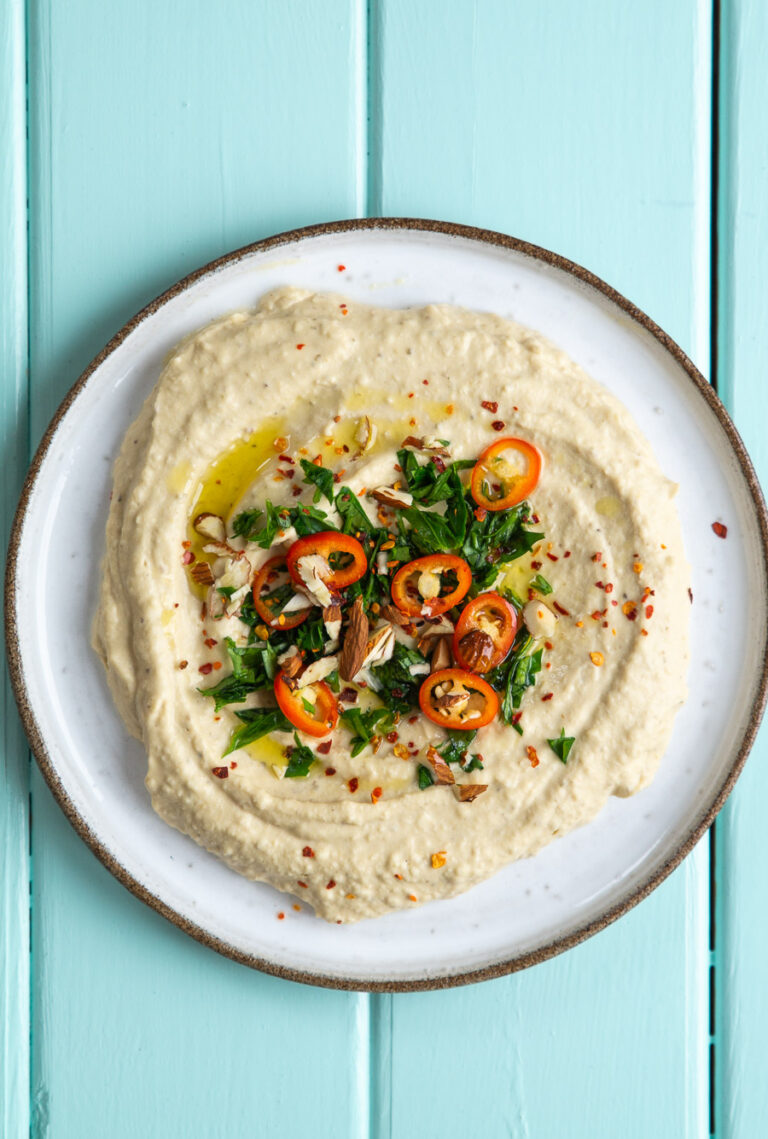 Hummus lækker og nem opskrift på cremet dip med kikærter Stinna