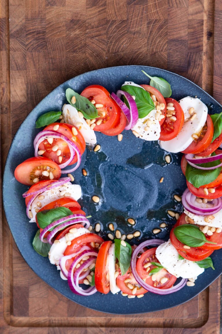 Tomatsalat med mozzarella