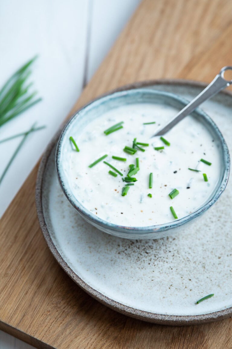 Hvidløgsdressing