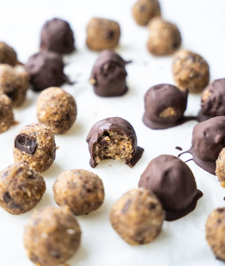 Cookie dough kugler med kikærter