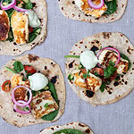 Tacos med halloumi