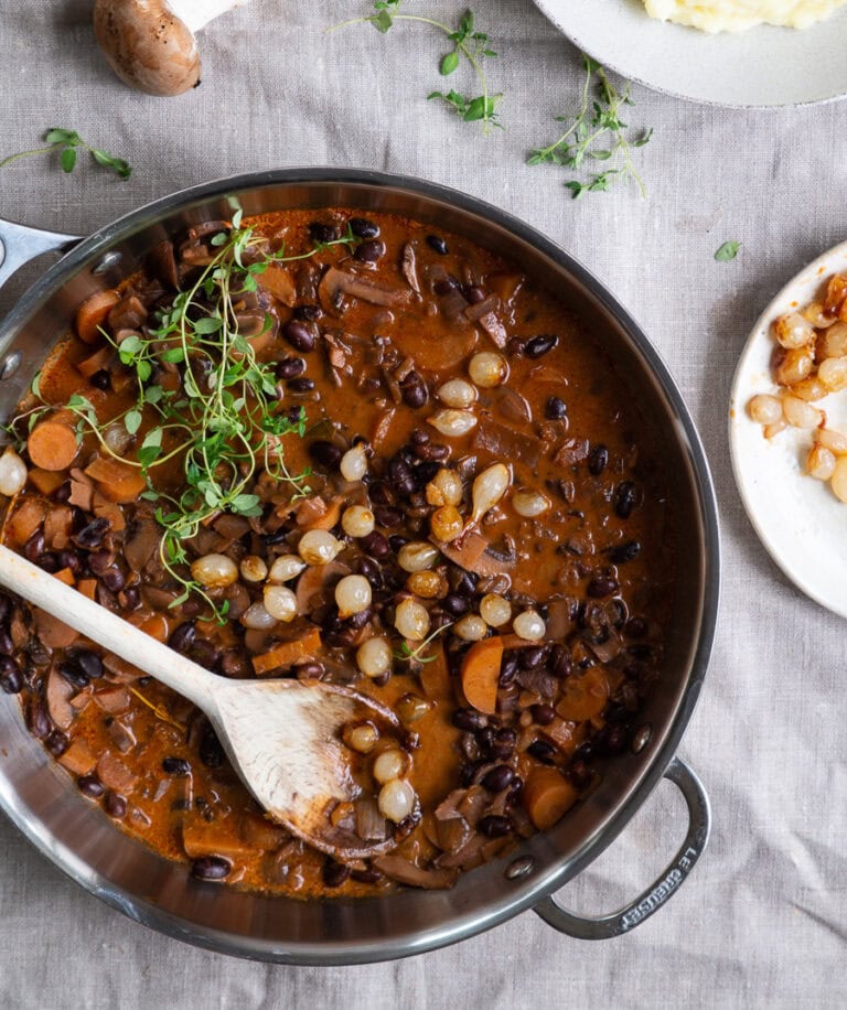 Vegetar bourguignon