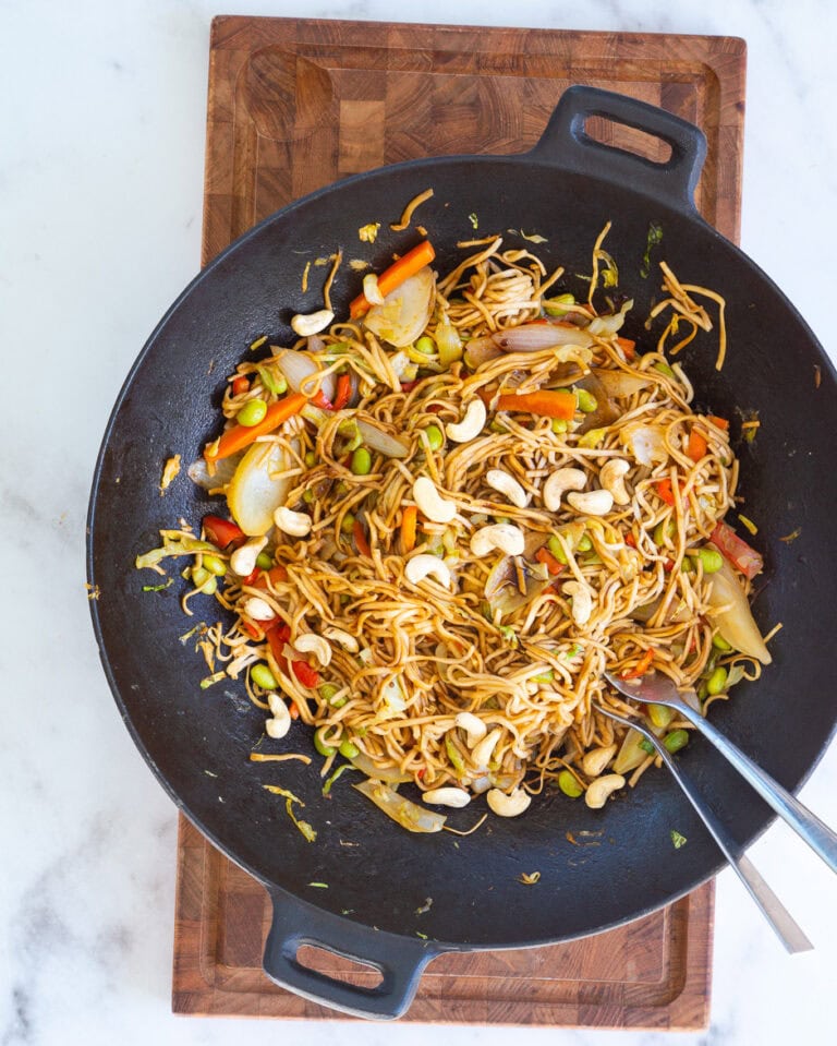 Vegetarisk chow mein