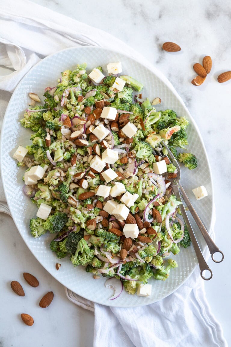 Broccolisalat med perlebyg