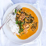 Halloumi stroganoff