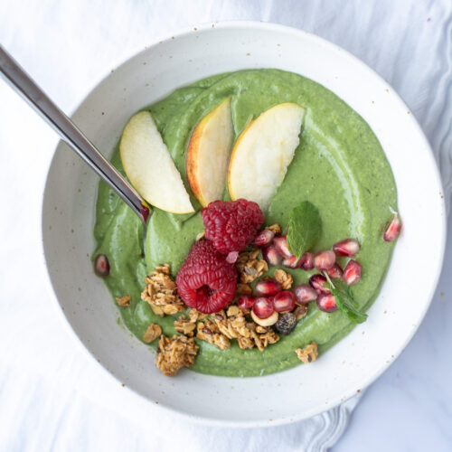 Grøn smoothie bowl