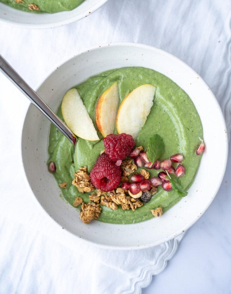 Grøn smoothie bowl
