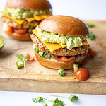 Mexicansk-vegetarburger