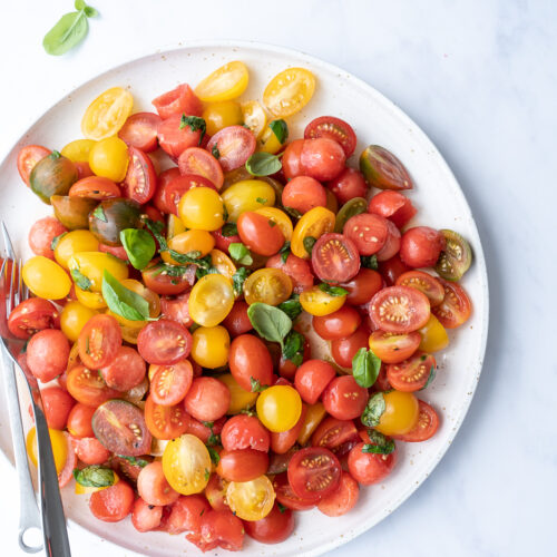 Tomatsalat med vandmelon