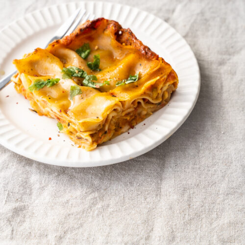 Halloumi lasagne