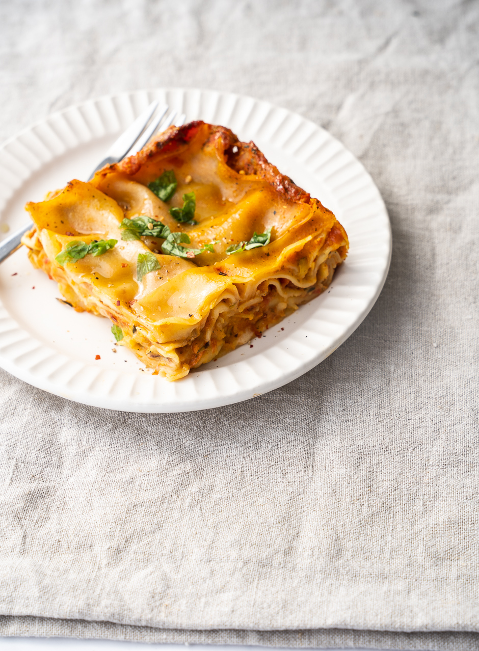 Halloumi lasagne