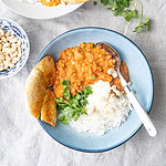 Indisk dahl med søde kartofler
