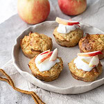 Madpakkemuffins med æble