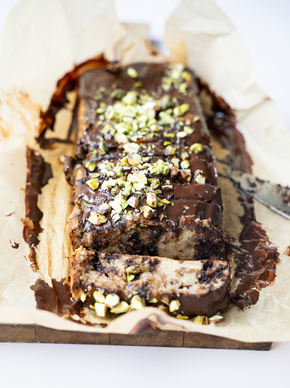 Bananbrød med hytteost
