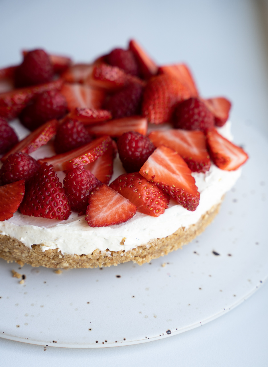Cheesecake uden husblas