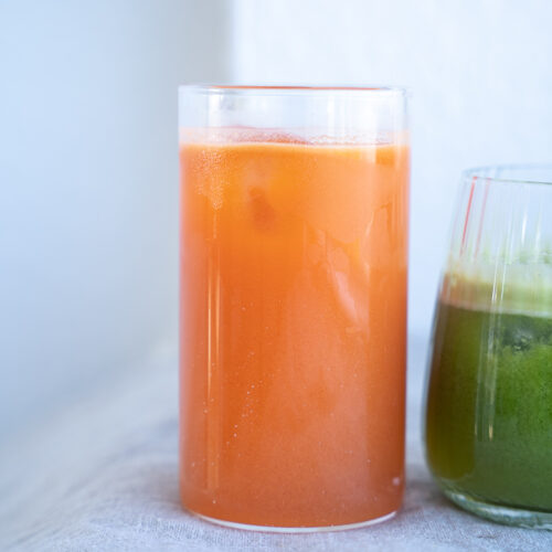 Juice med gulerødder