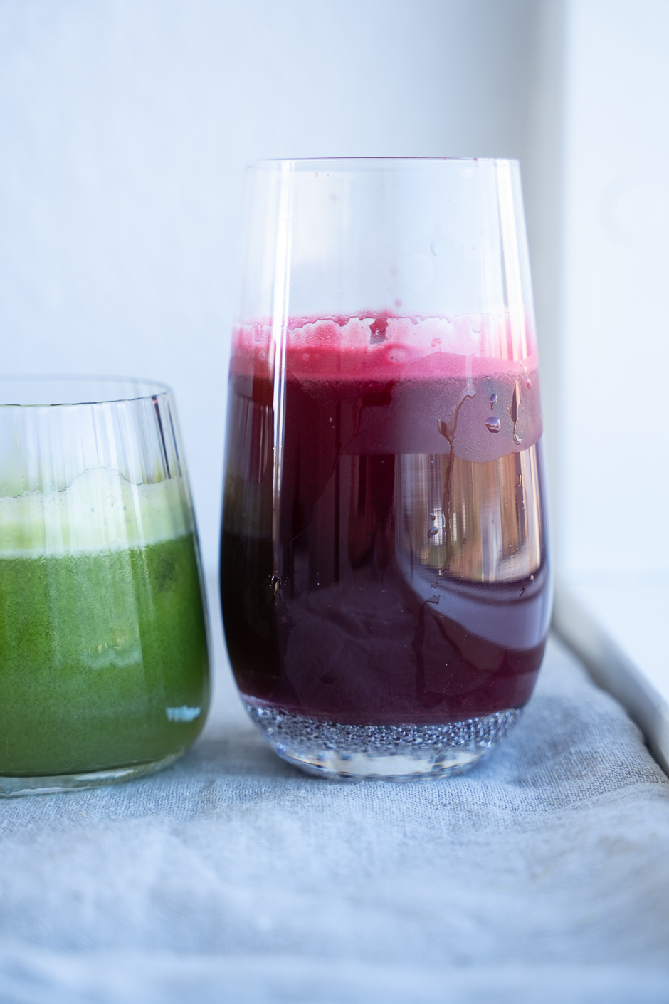 Juice med rødbede, æble og citron