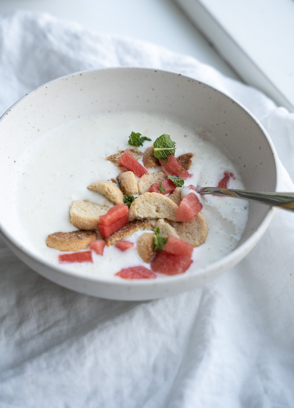 Koldskål med 2 ingredienser