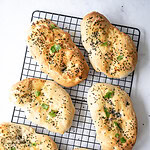 Ovnbagte naanbrød