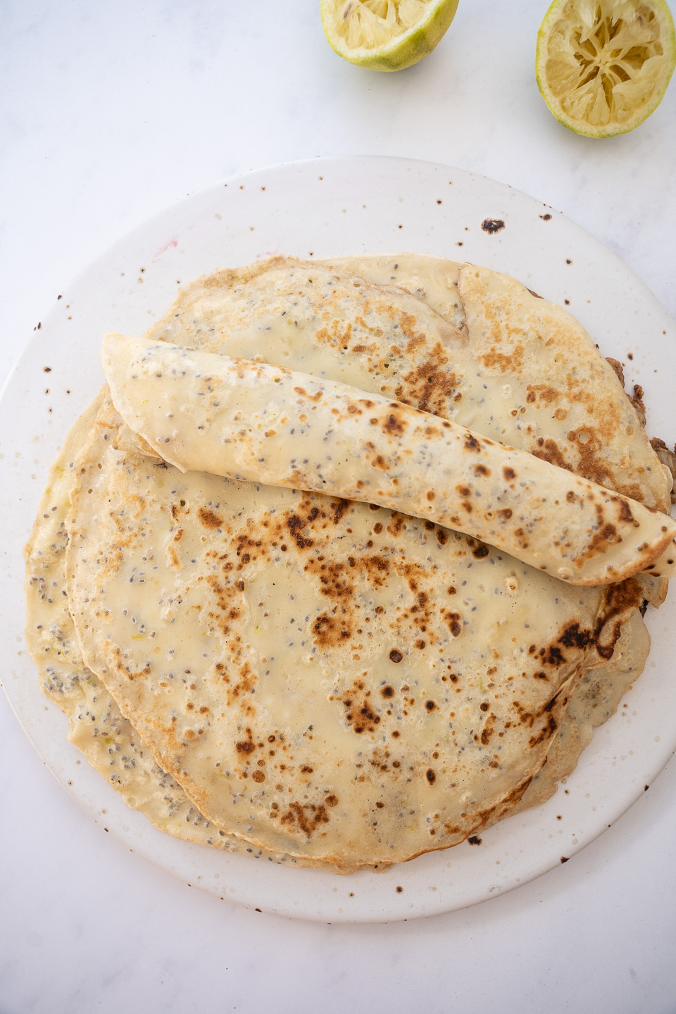 Pandekager med chiafrø