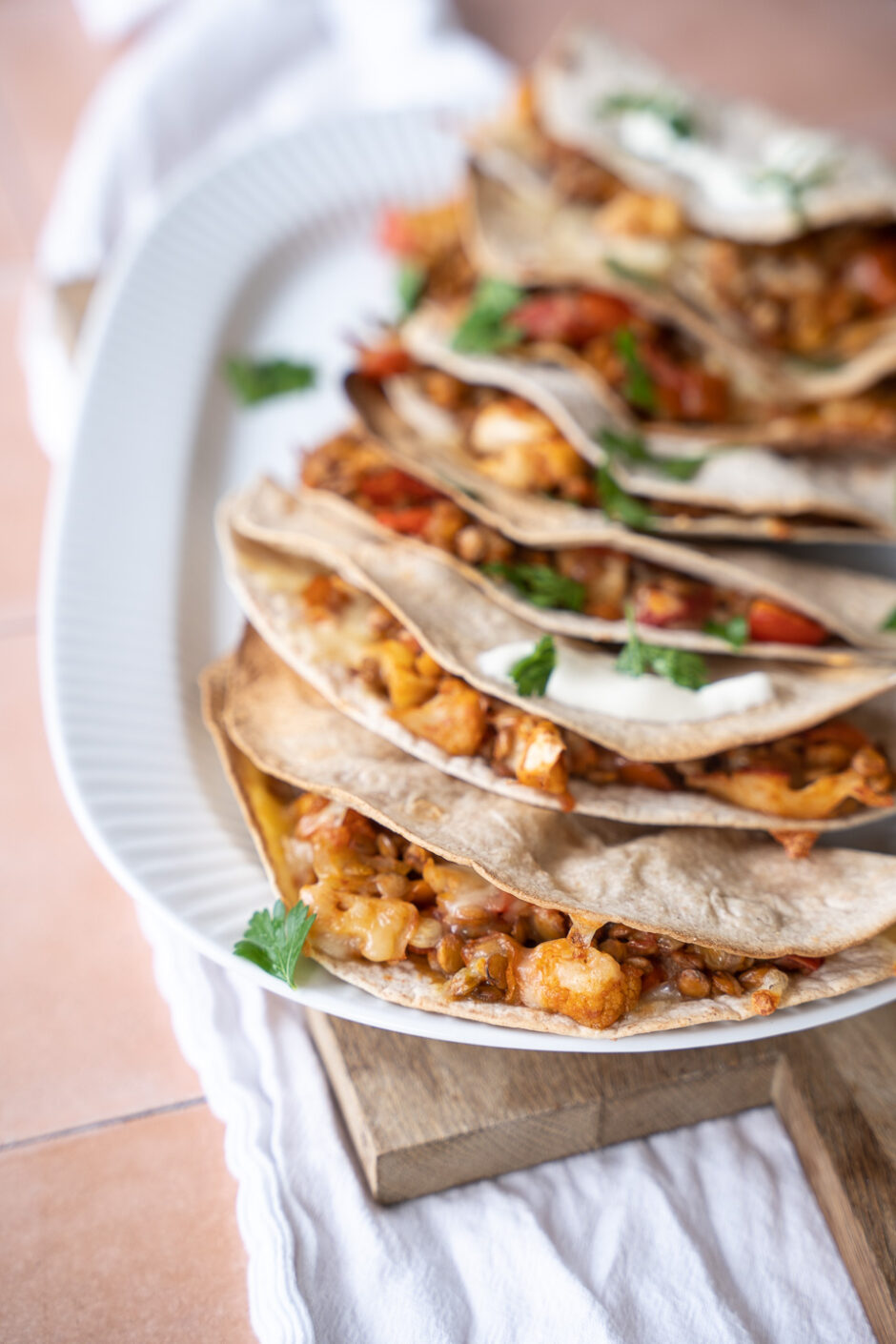 Tortillas med blomkål