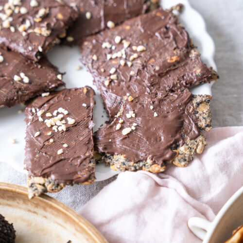 Knækbrød med chokolade
