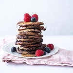 Chokoladepandekager med hytteost