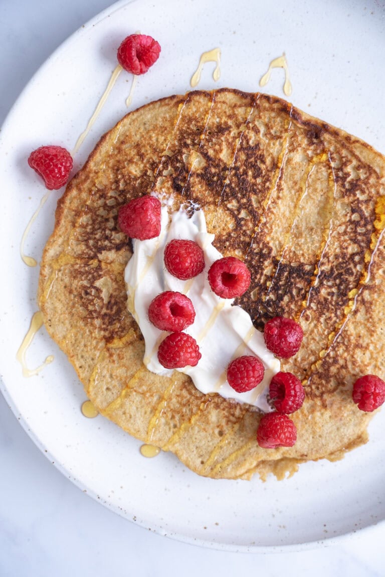 Protein pandekage med hytteost
