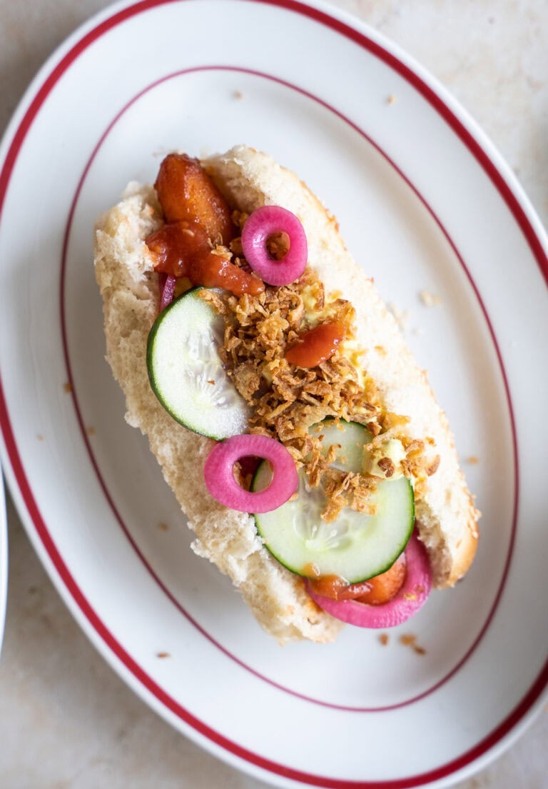 Vegetarisk hotdog