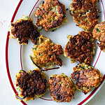 Squashfrikadeller med ost