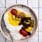 Chiagrød med mango og citron