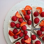 Hytteost cheesecake