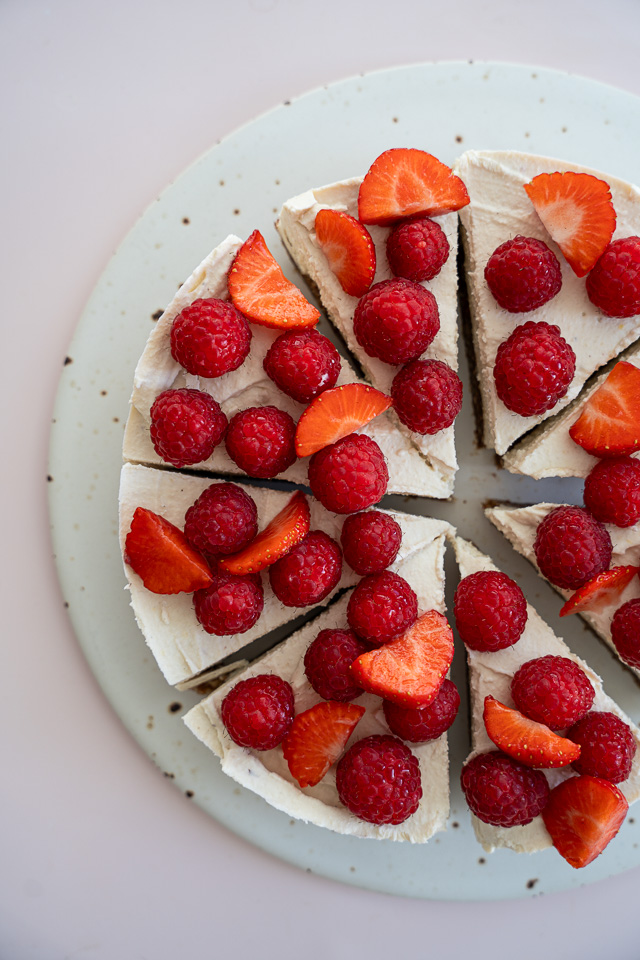 Hytteost cheesecake